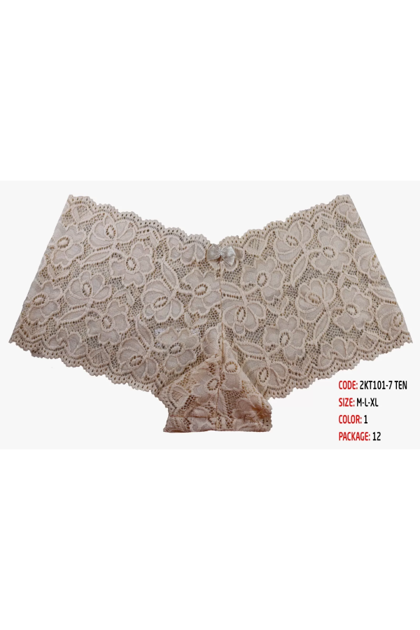 Toptan Cottondance Dantelli Şort Boxer