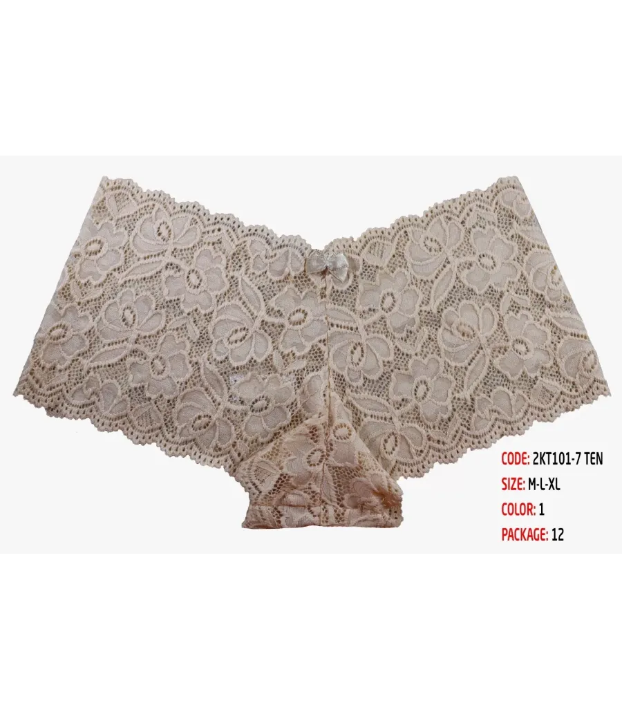 Toptan Cottondance Dantelli Şort Boxer