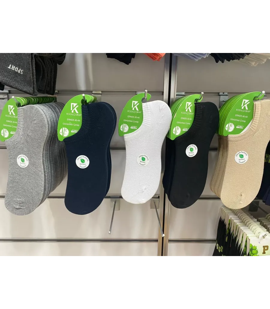 Kozal Erkek Görünmez Çorap