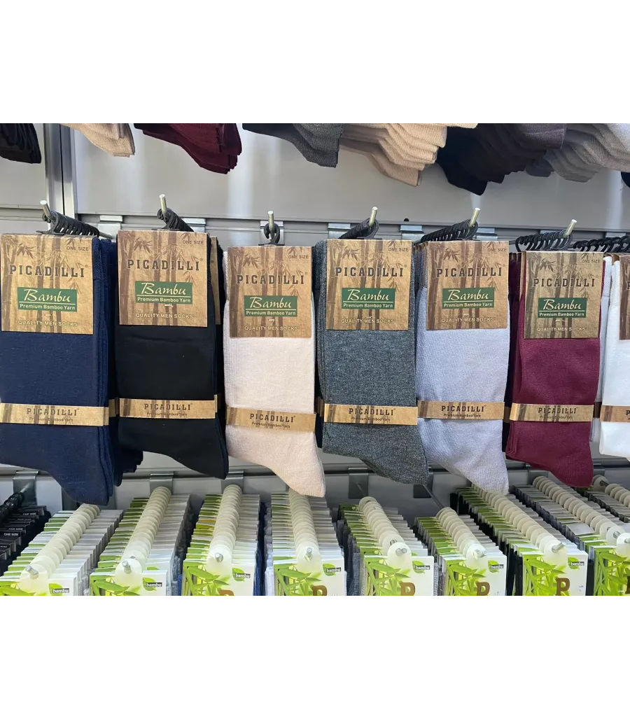Pıccadıllı Bambu Soket Çorap