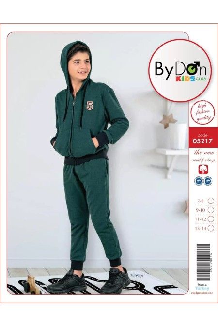 Toptan Bydon iki iplik Erkek Çocuk Eşofman Takımı BYD5217
