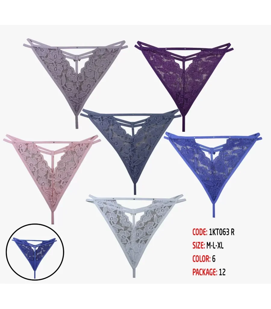 Toptan Cottondance Tanga Karışık Renk