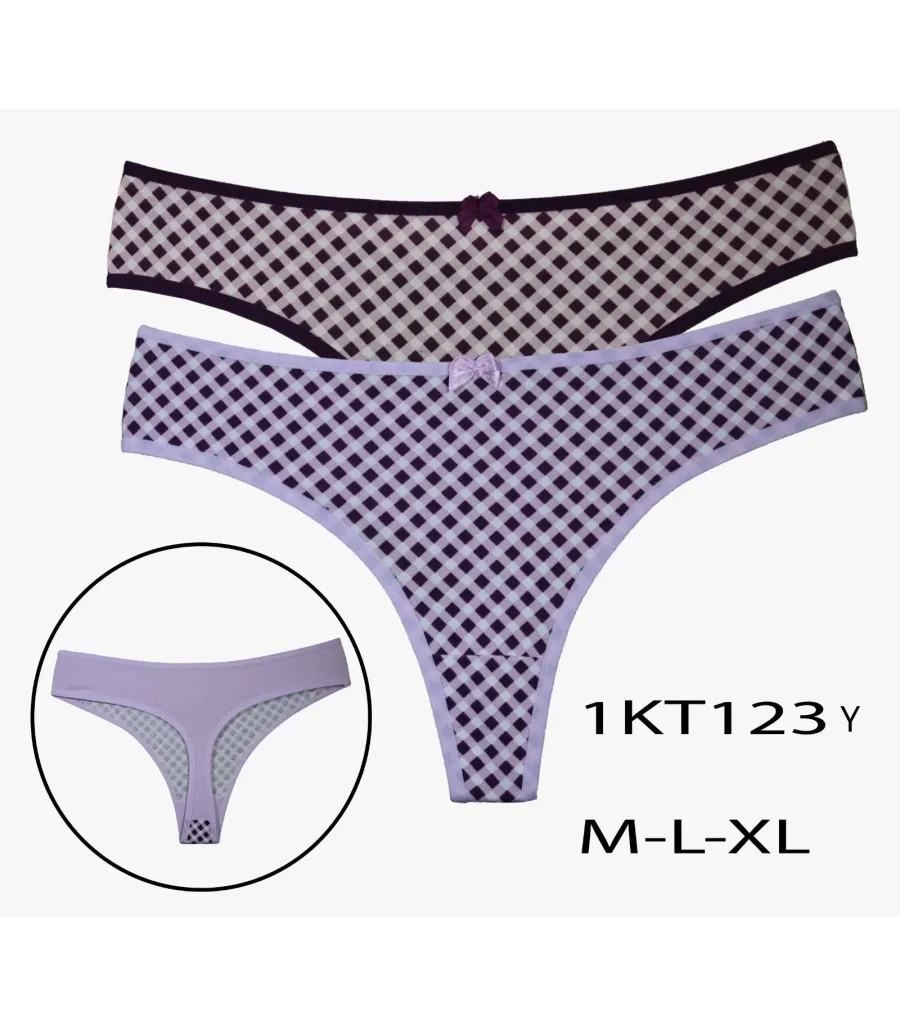 Toptan Cottondance Tanga CTNB-1KT123 Y