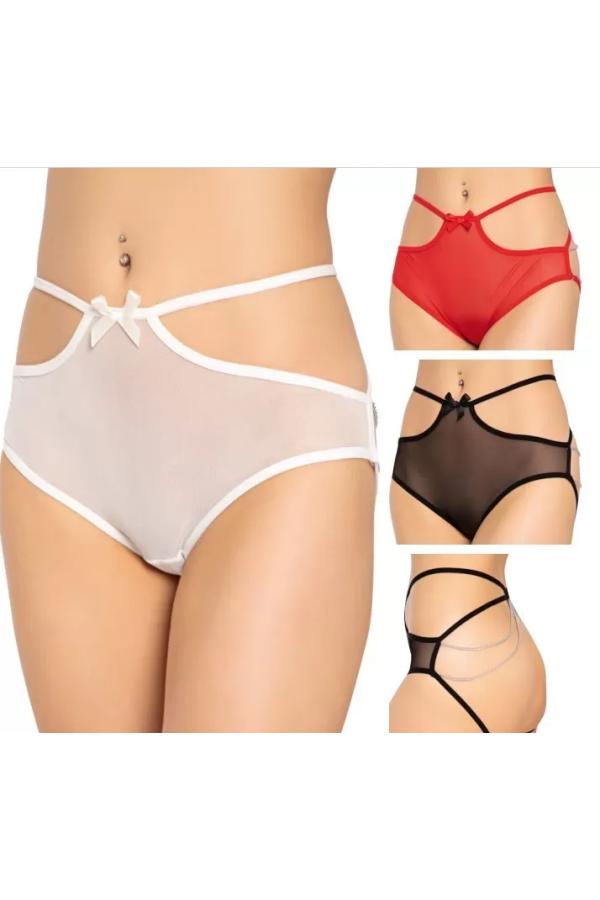 Kadın Bikini Zincir Detaylı Külot 7002