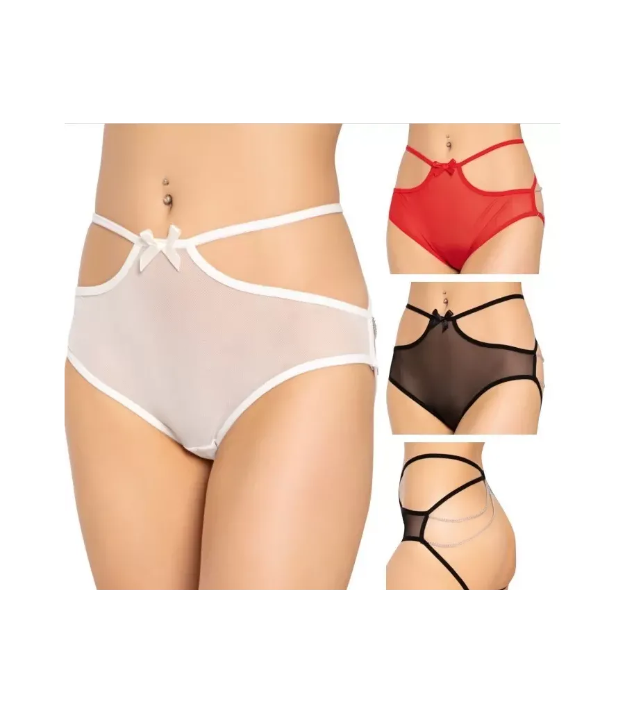 Kadın Bikini Zincir Detaylı Külot 7002