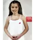 Toptan Güryıldız İp Askılı Ponponlu Kız Çocuk Atlet