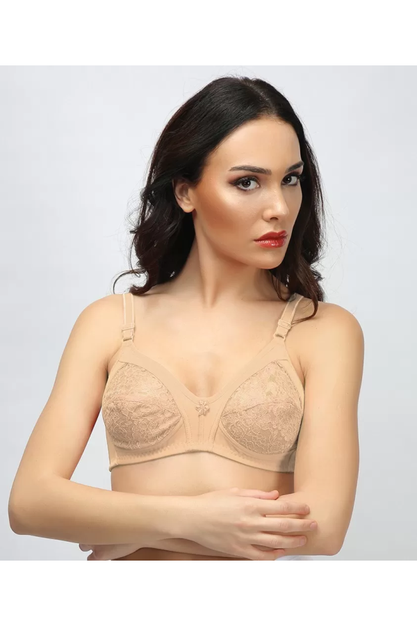 Ebru Dantelli Toparlayıcı Sütyen Ten