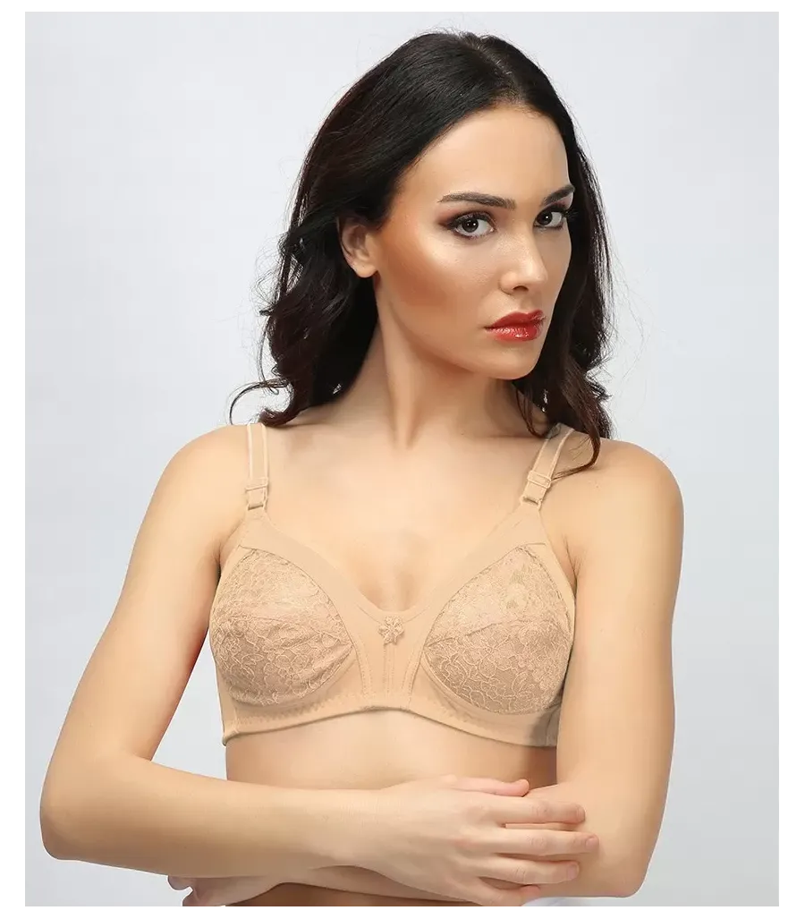 Ebru Dantelli Toparlayıcı Sütyen Ten