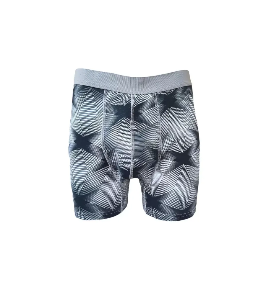 Toptan Tutku Likralı Desenli Spor Boxer