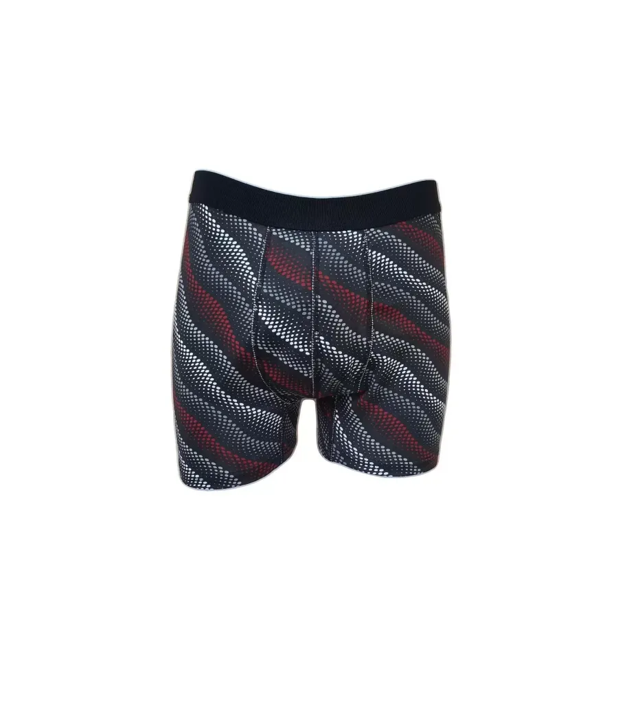 Toptan Tutku Likralı Desenli Spor Boxer