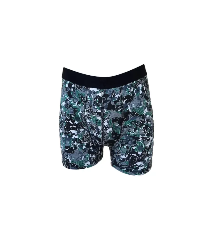 Toptan Tutku Likralı Desenli Spor Boxer