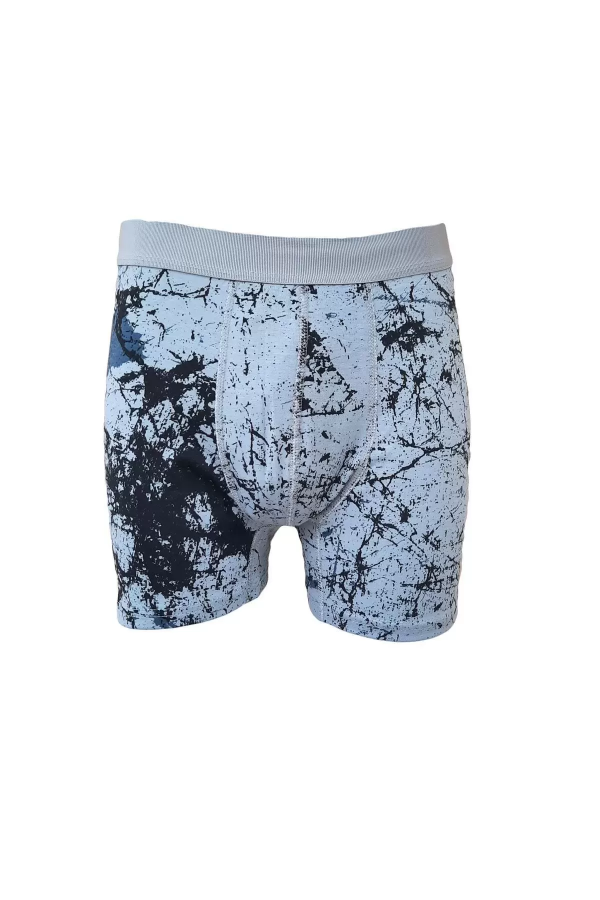 Toptan Tutku Likralı Desenli Spor Boxer