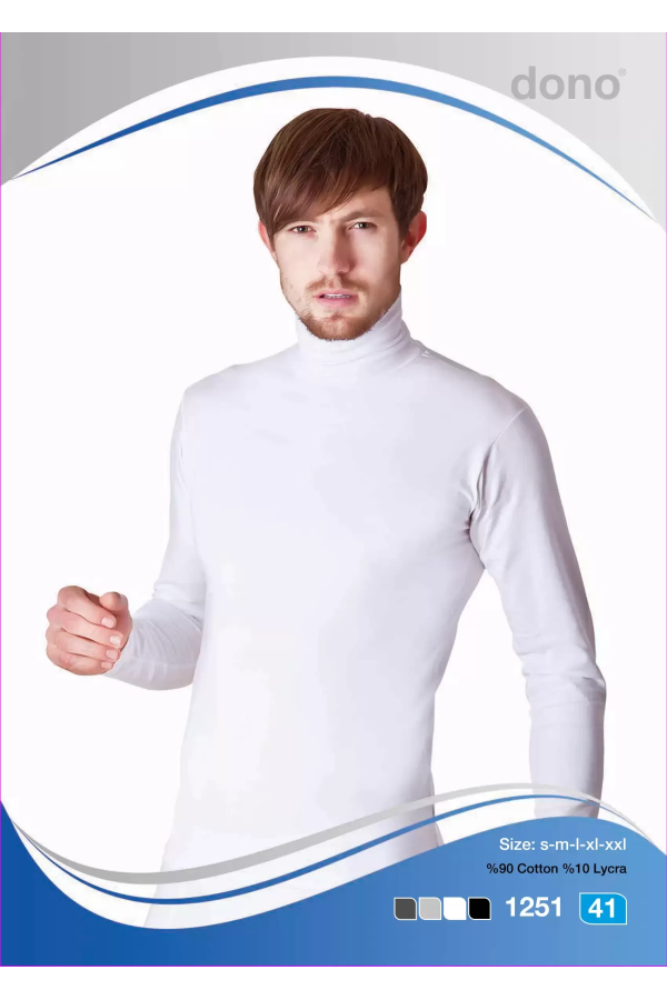 Toptan Dono Erkek Uzun Kol Fanila