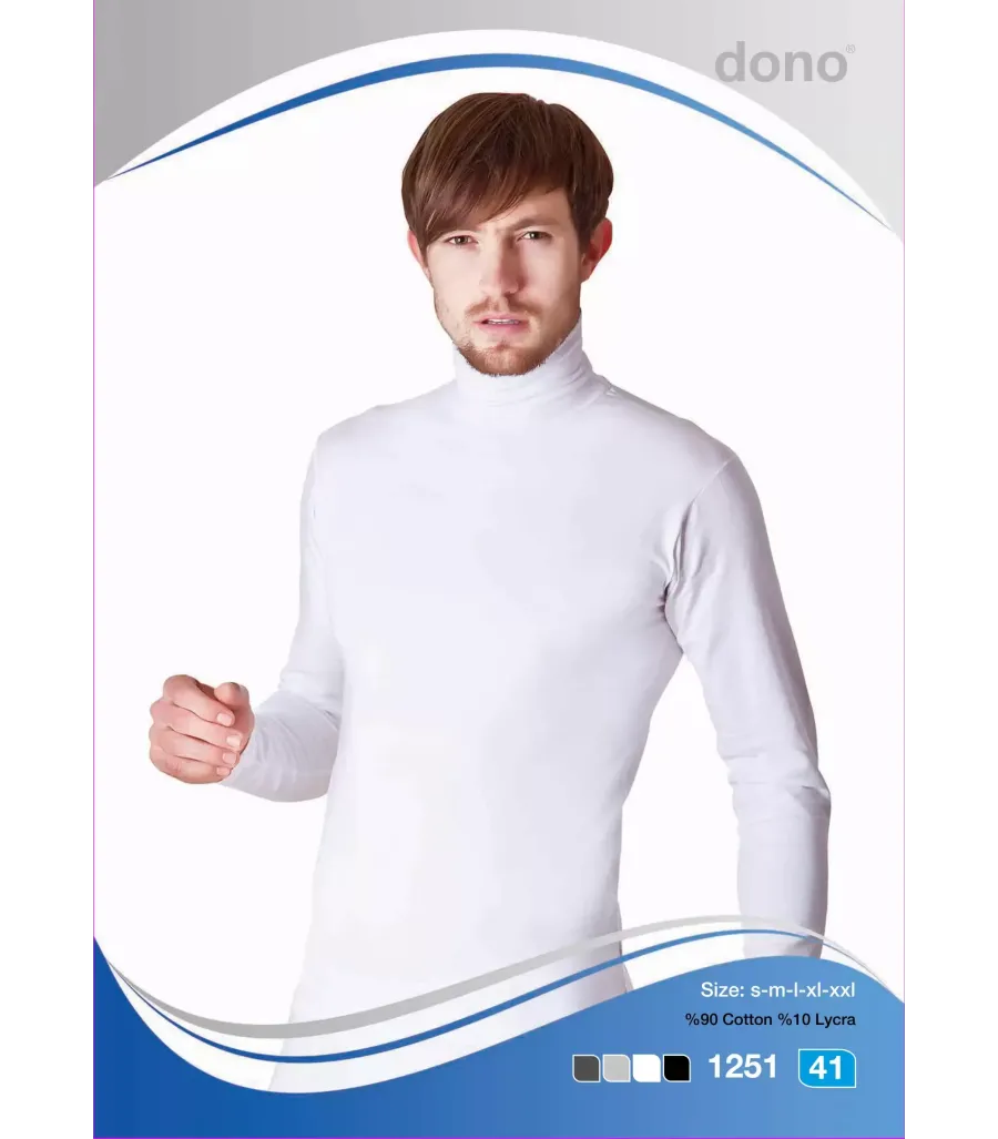 Toptan Dono Erkek Uzun Kol Fanila