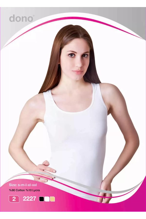 Dono Bayan Lycra Kalın Askılı Atlet