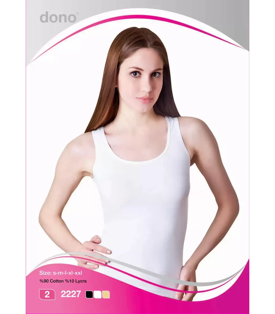 Dono Bayan Lycra Kalın Askılı Atlet