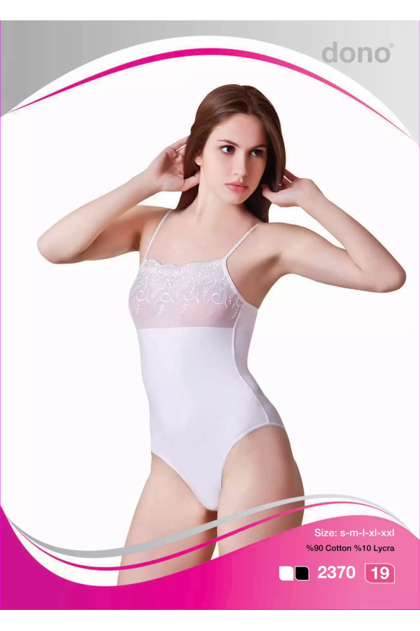Dono Göğüs Lez İp Askılı Body
