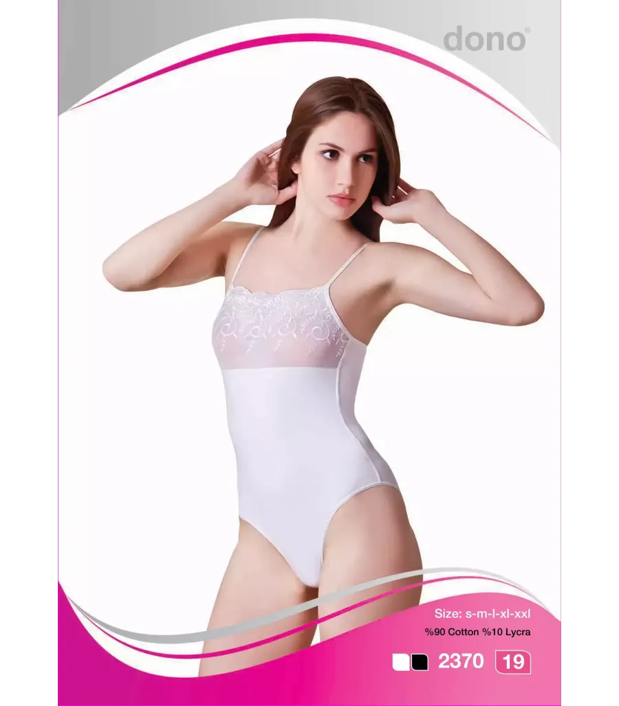 Dono Göğüs Lez İp Askılı Body