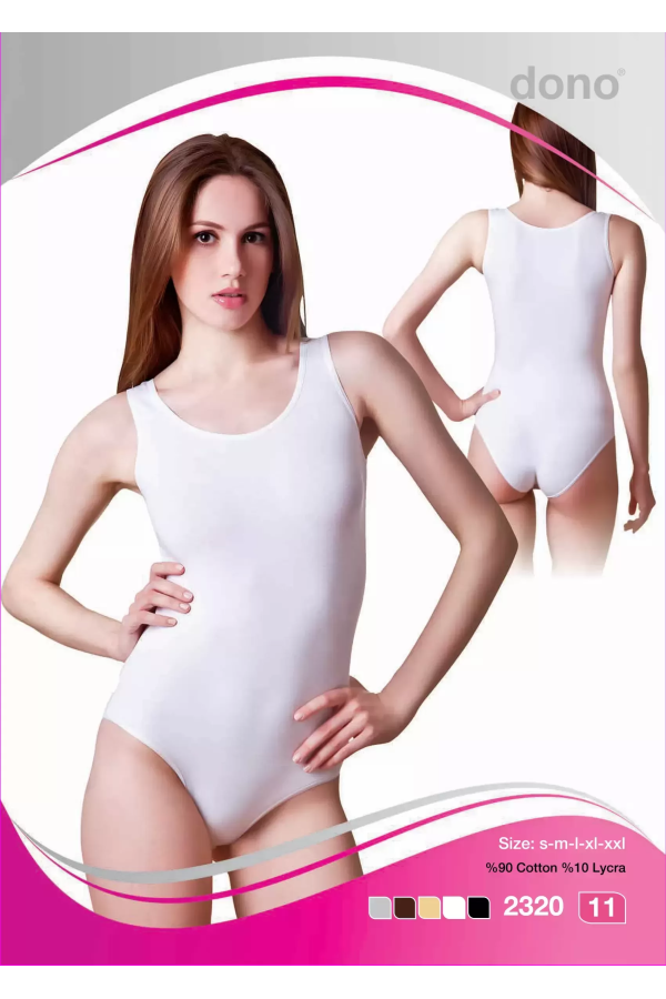 Dono Bayan Çıtçıtlı Kalın Askılı Body