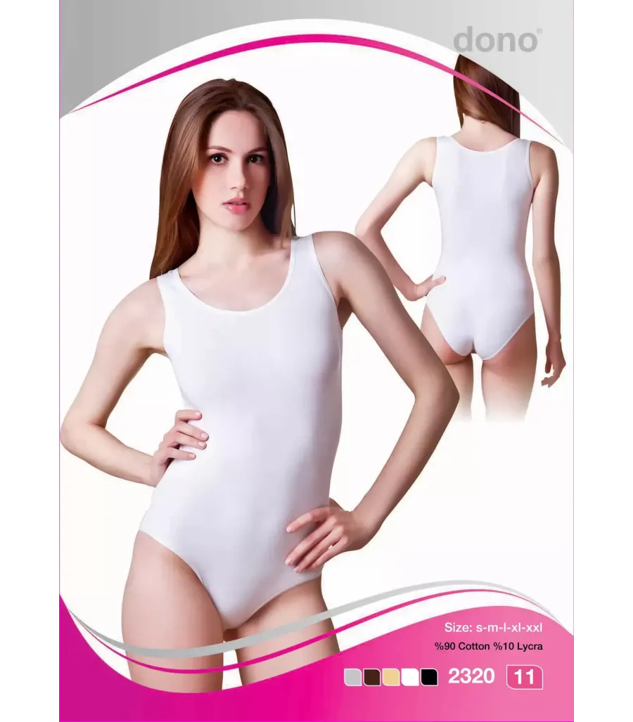 Dono Bayan Çıtçıtlı Kalın Askılı Body