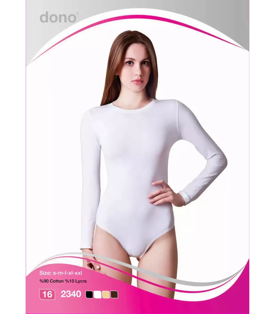 Dono Bayan ÇItçıtlı Uzun Kol Body