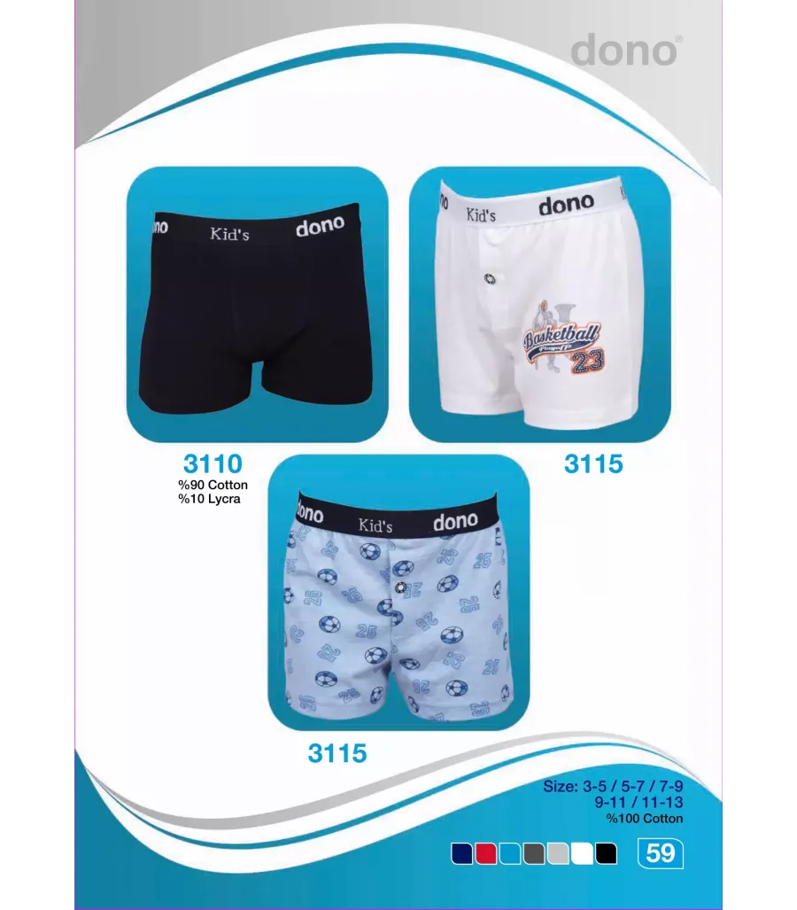 Dono Likralı Çocuk Boxer