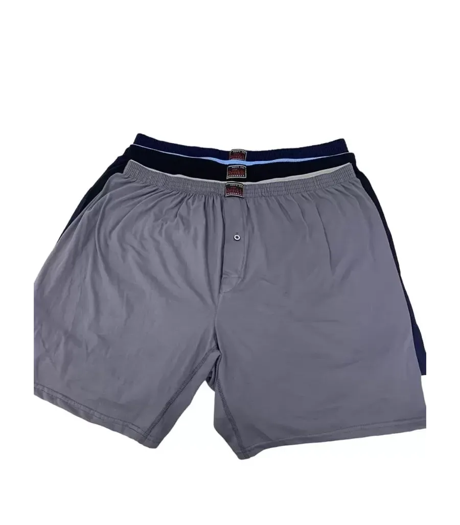 Renkli İç Giyim Penye Battal Boxer