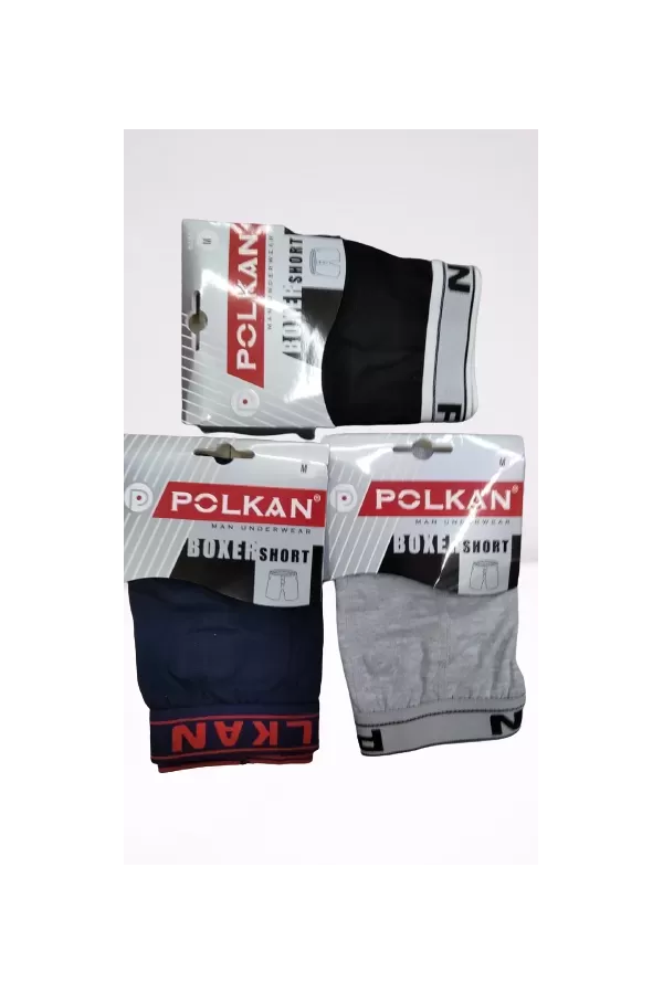 Polkan Likralı Erkek Boxer
