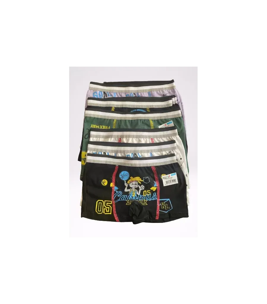Toptan Likralı Çocuk Boxer