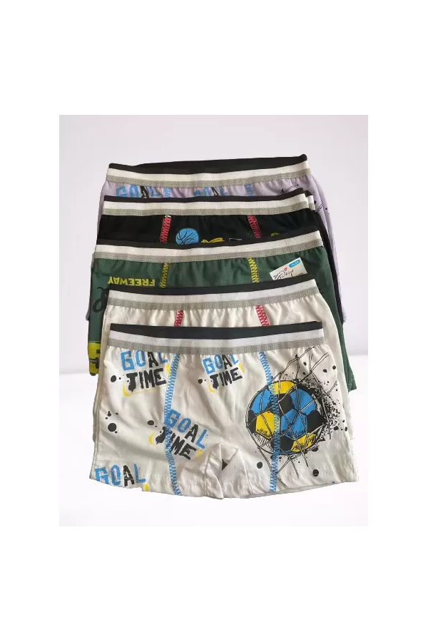 Tozcu Tekstil Likralı Çocuk Boxer