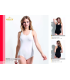 Kolcu Geniş Askılı Çıtçıtlı Body Beyaz