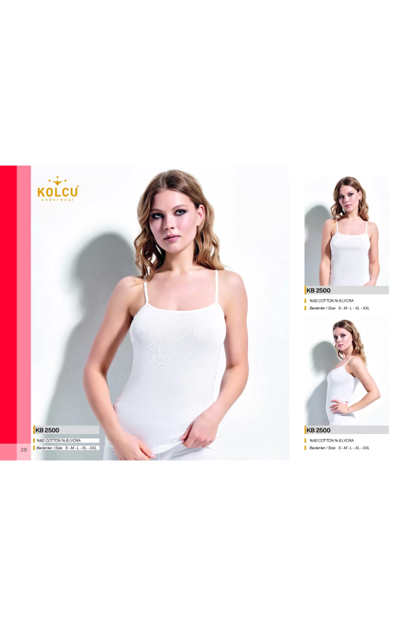 Kolcu İp Askılı Kadın Atlet