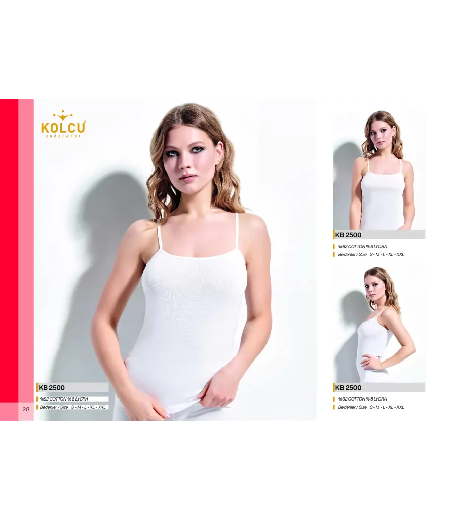 Kolcu İp Askılı Kadın Atlet