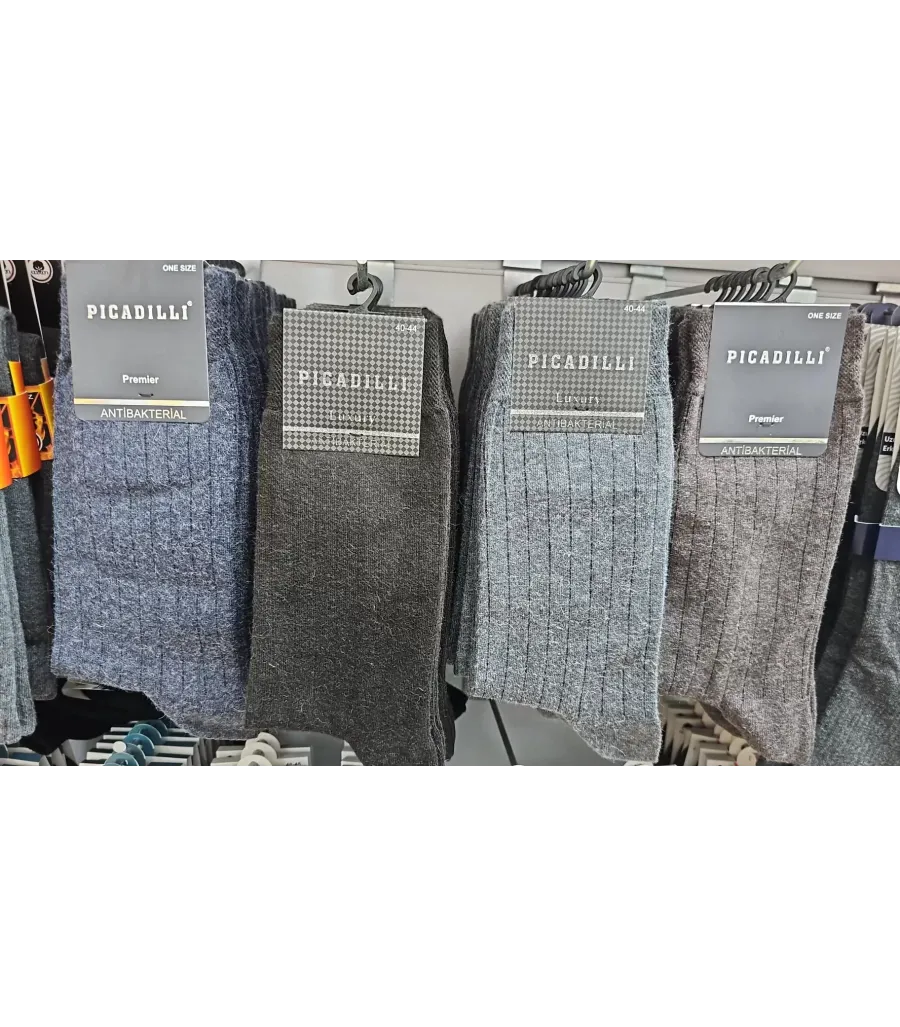 Pıccadıllı Yün Erkek Çorap