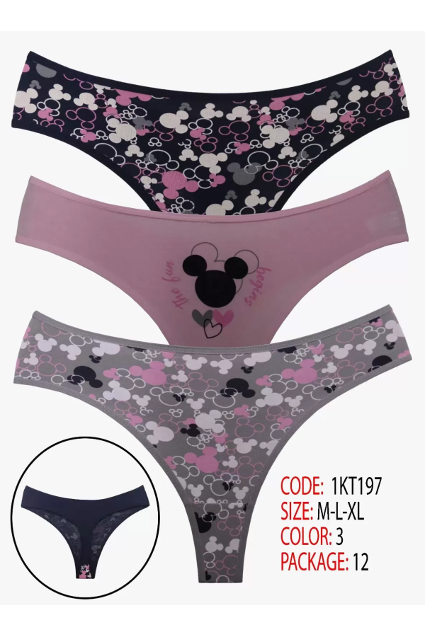 Toptan Cottondance Tanga CTN-1KT197