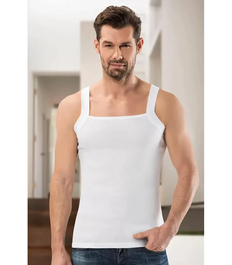 Anıt Ribana Kare Yaka Erkek Atlet