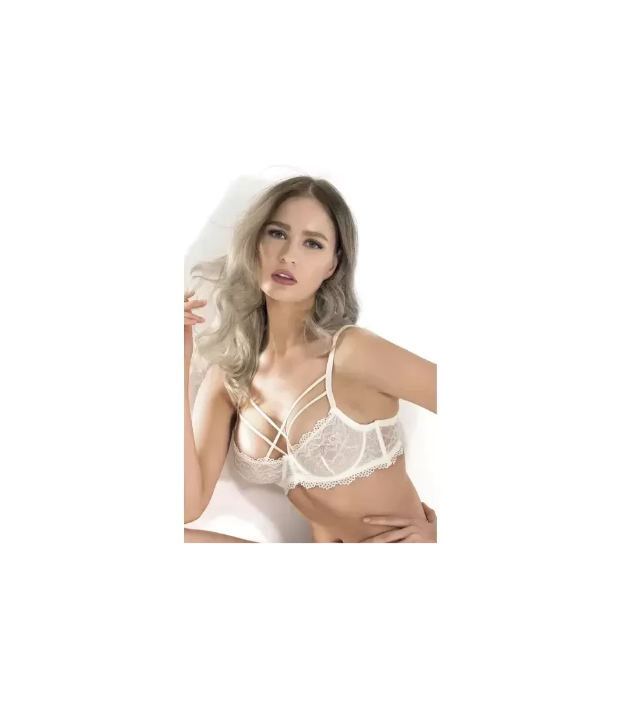 Fabony 3120 Basic Balenli Bralet Tek Sütyen Ekru