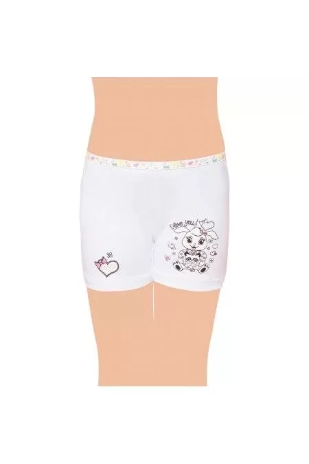 Toptan Tutku Kız Elastan Baskılı Şort