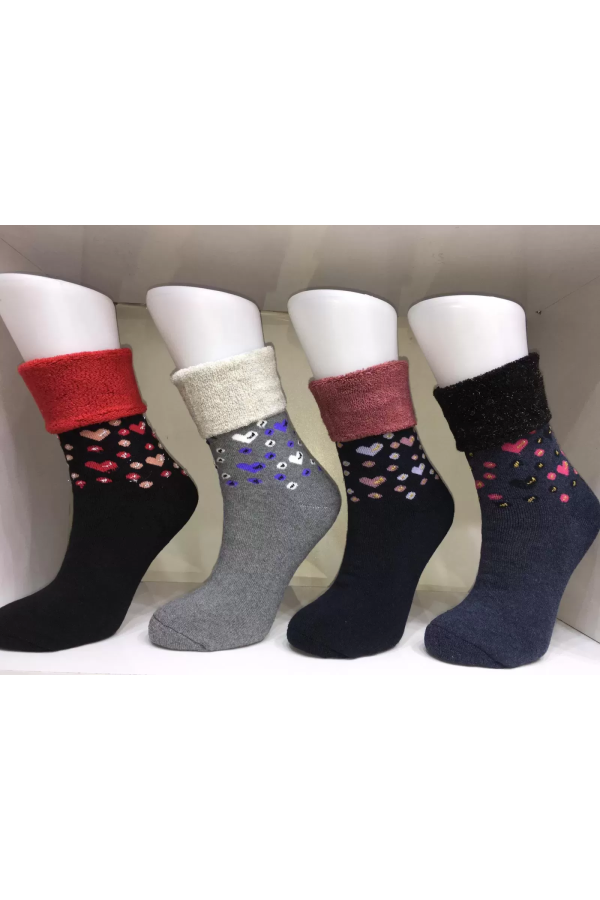 Özenal Kıvrık Yıkamalı Kokulu Bayan Havlu Çorap ÖZNAL-017620