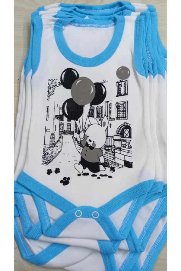 Erkek Bebek Çocuk Zıbın Mavi