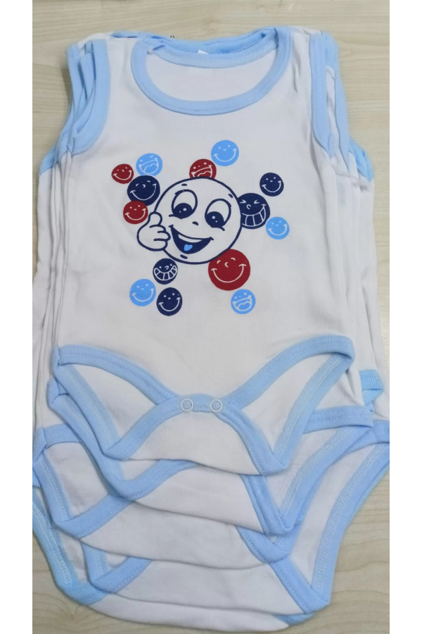 Erkek Bebek Çocuk Zıbın Acık Mavi