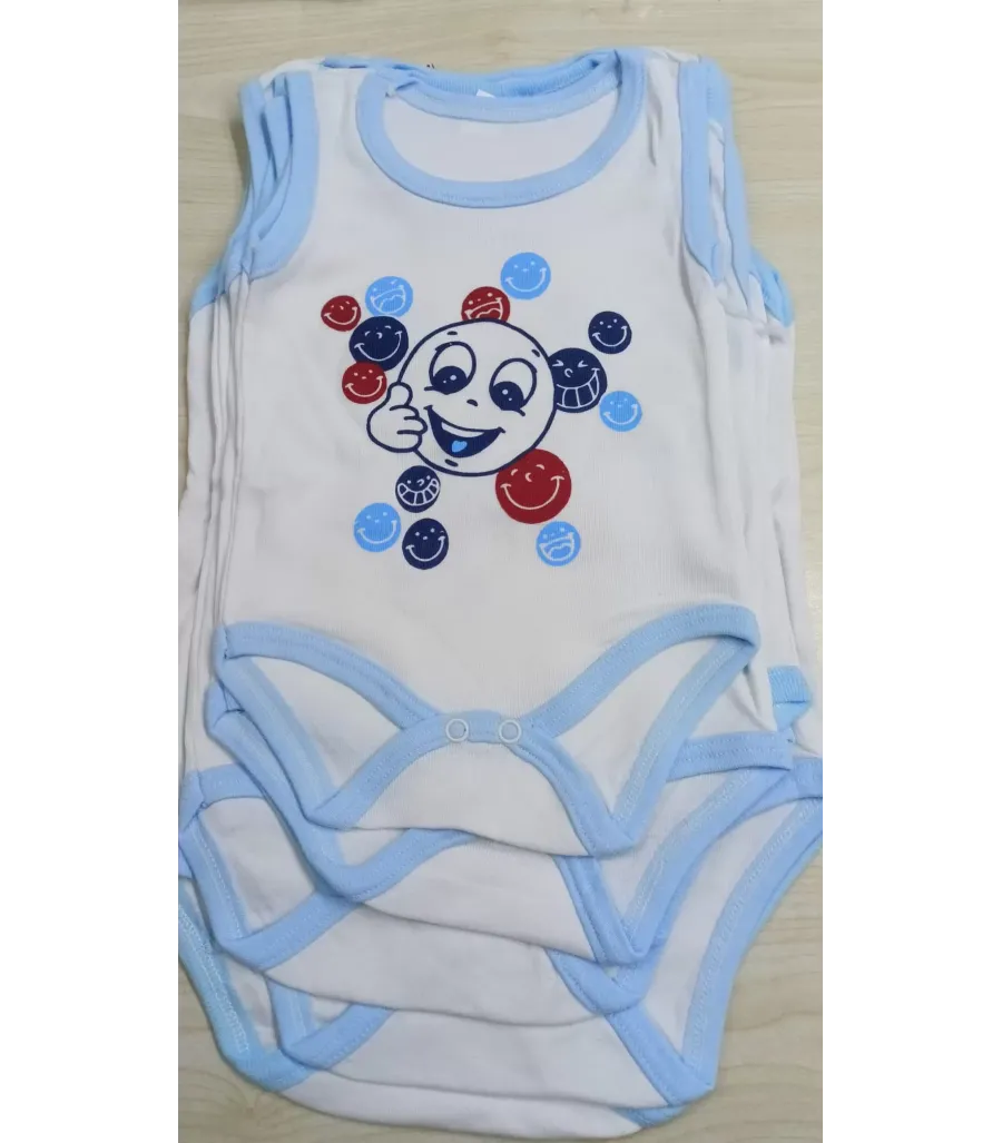 Erkek Bebek Çocuk Zıbın Acık Mavi
