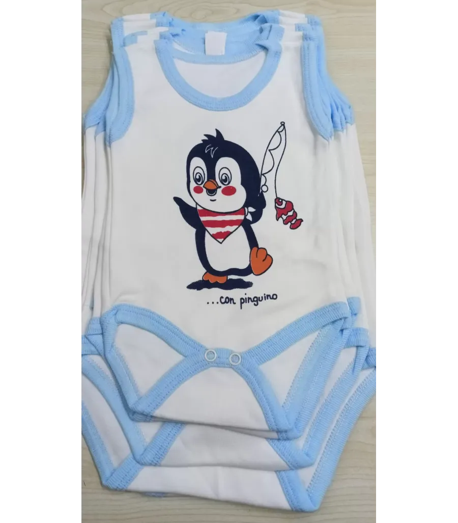 Erkek Bebek Çocuk Zıbın Penguen