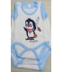Erkek Bebek Çocuk Zıbın Penguen