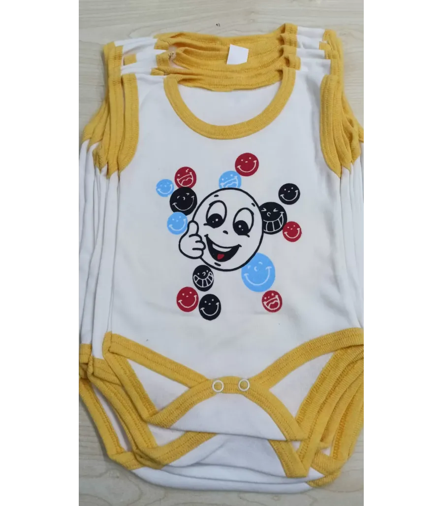 Erkek Kız Bebek Çocuk Zıbın Hardal