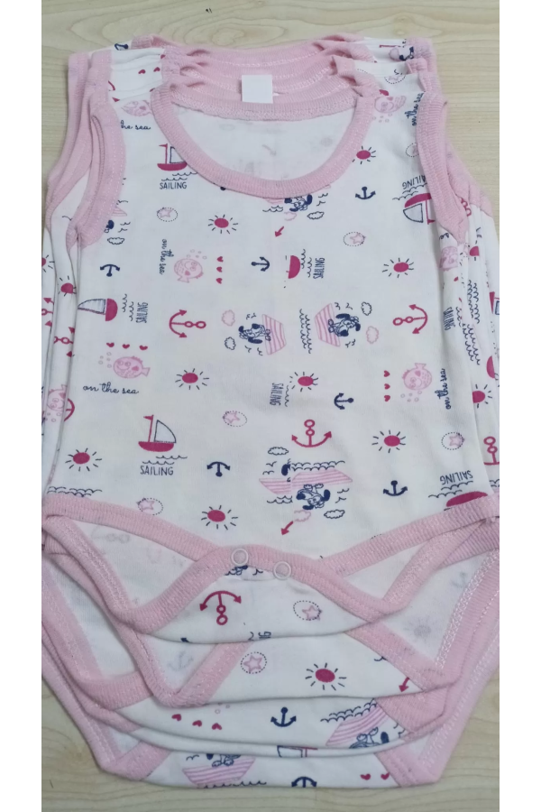 Kız Bebek Çocuk Zıbın Pembe Desenli