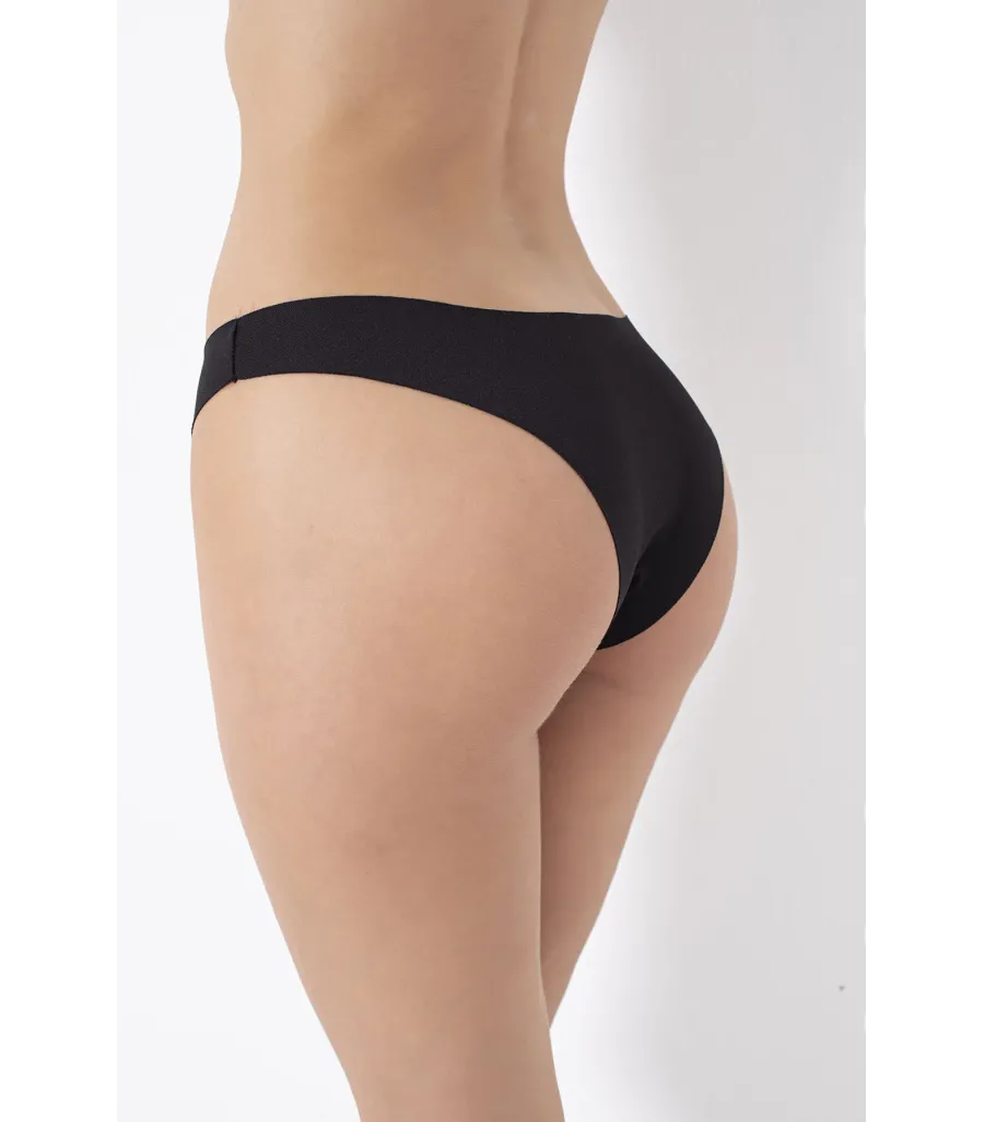 NBB Siyah Vizon Ten Rengi 3'lü Lazer V Shape Brazillian Külot