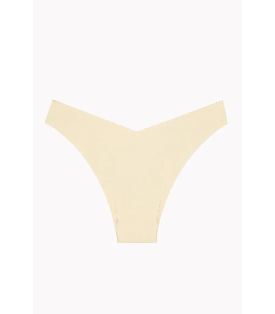 NBB Ten Bordo Cappuccino 3'lü Lazer V Shape Brazillian Külot