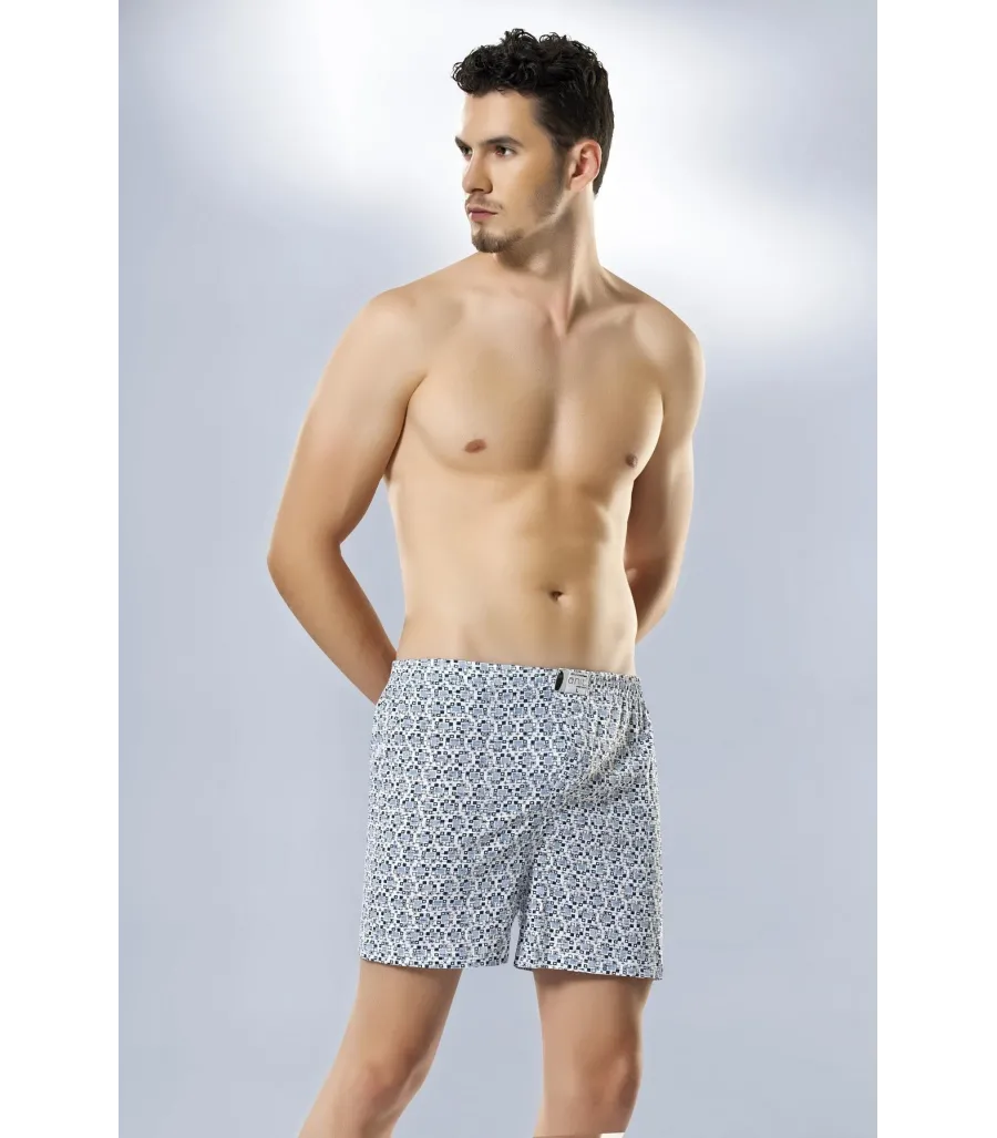 Anıt Penye Desenli Boxer