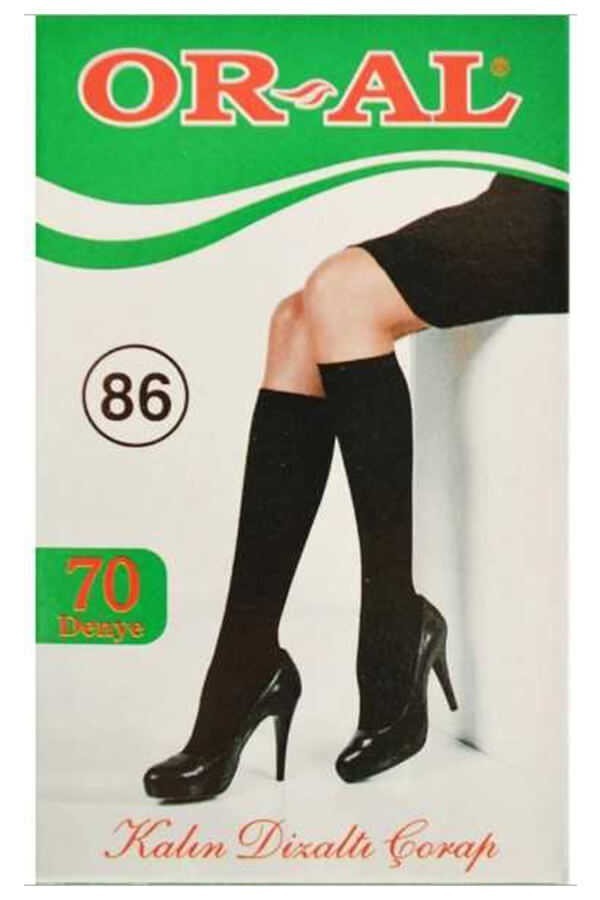Or-al Kalın Mus Dizaltı Çorap 70 Den